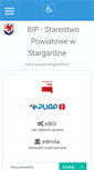 Mobile Screenshot of bip.powiatstargardzki.pl